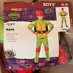 Nickelodeon Ninja Turtles Raph Kids Costume - Green and Red